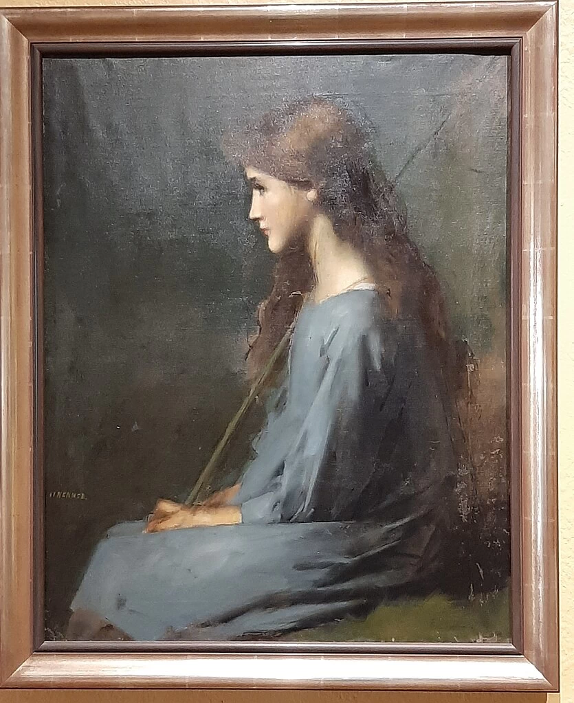Ritratto di ragazza seduta - Musée des Beaux, Arts de Mulhouse